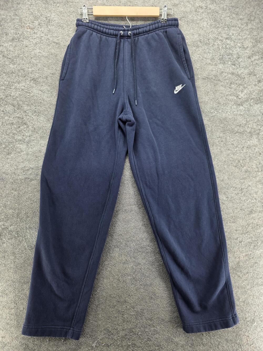 Nike Pants Mens S Blue Sweatpants Fleece Elastic Waist Pockets HO250407STY